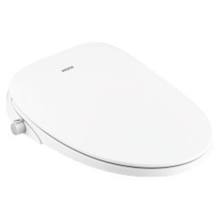 MOEN 2-Series Electronic Elongated Bidet Seat, White EB800-E